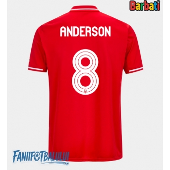 Nottingham Forest Elliot Anderson #8 Tricou Fotbal Replică 2025-26 Barbati Acasa